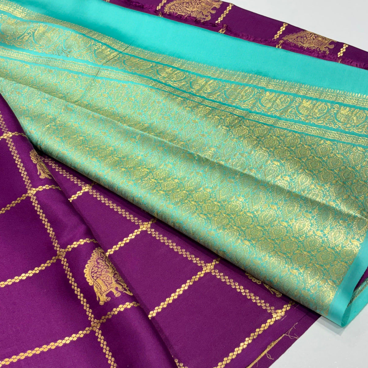 Pure Mysore Crepe Silk Saree