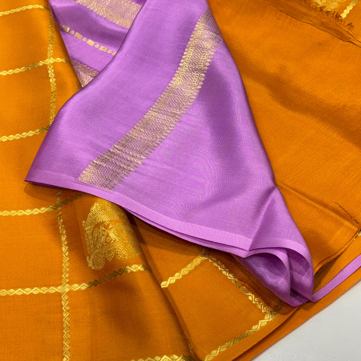 Pure Mysore Crepe Silk Saree
