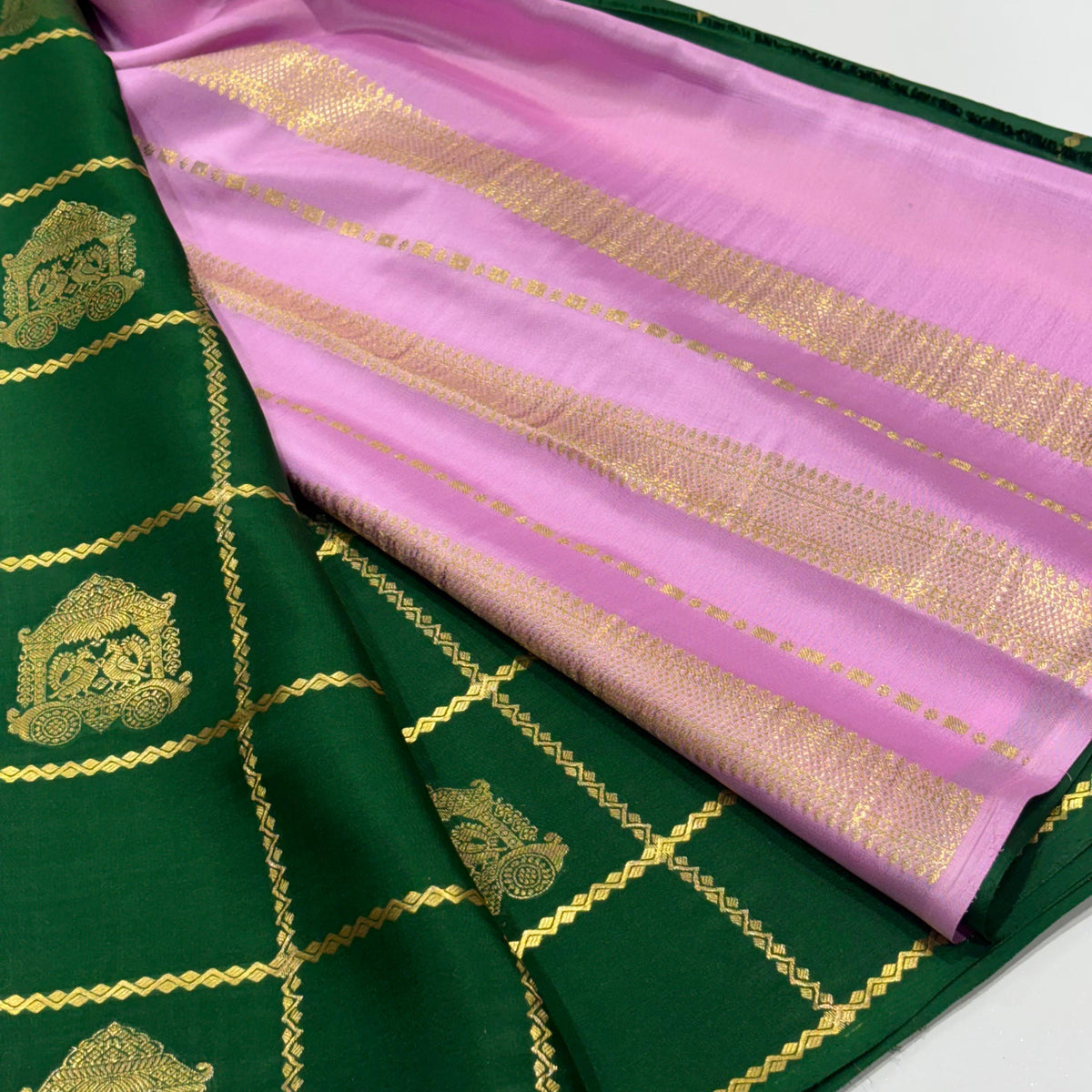 Pure Mysore Crepe Silk Saree
