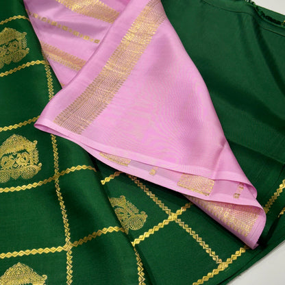 Pure Mysore Crepe Silk Saree