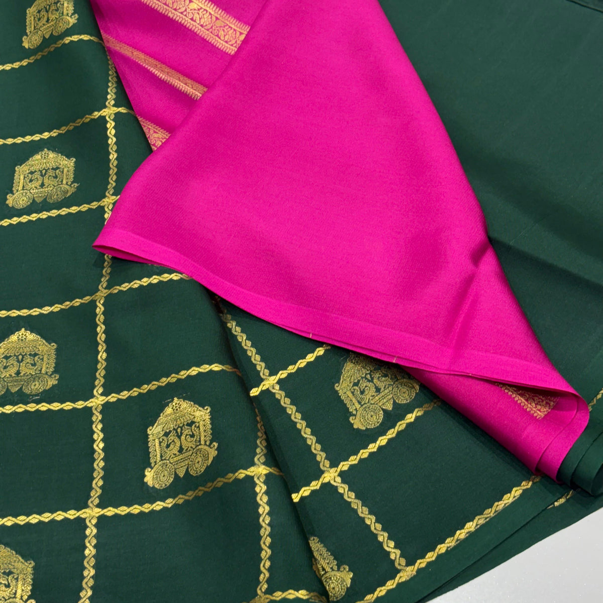 Pure Mysore Crepe Silk Saree