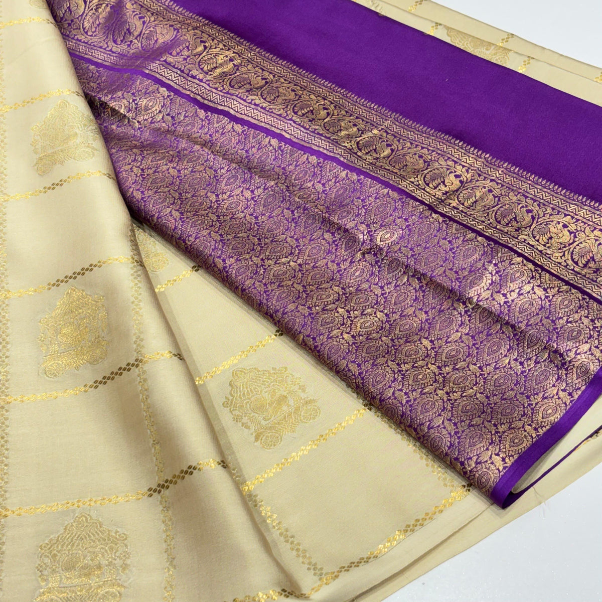 Pure Mysore Crepe Silk Saree