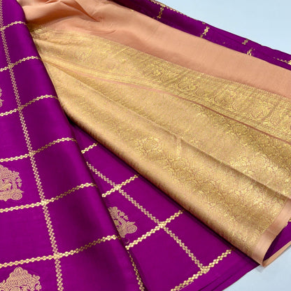 Pure Mysore Crepe Silk Saree