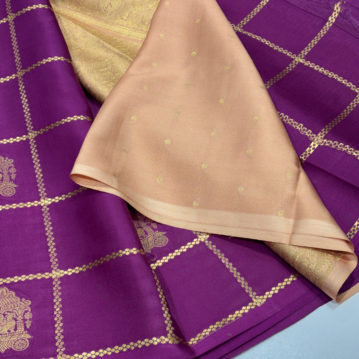 Pure Mysore Crepe Silk Saree