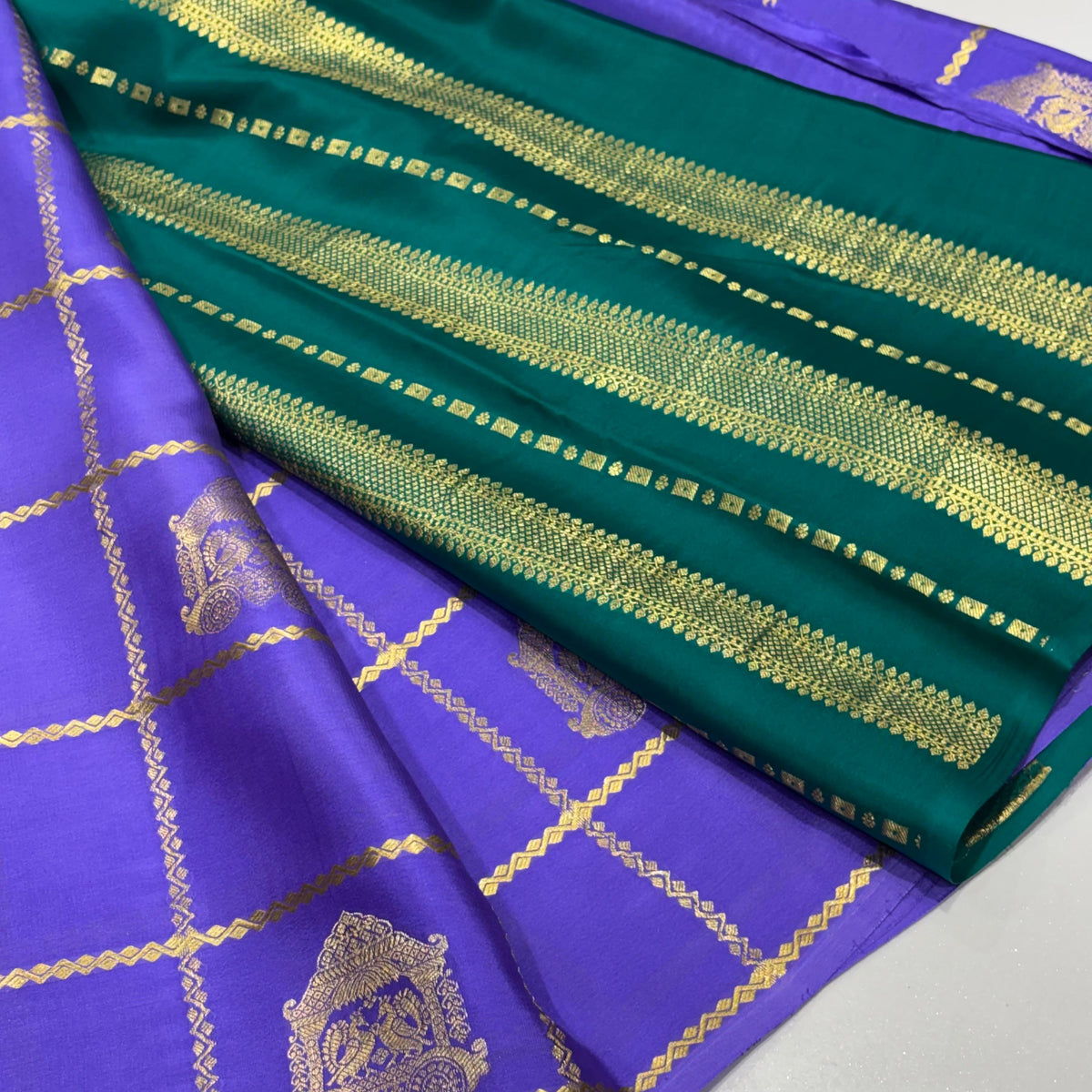 Pure Mysore Crepe Silk Saree