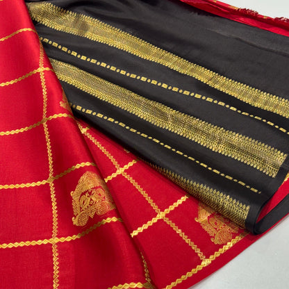 Pure Mysore Crepe Silk Saree