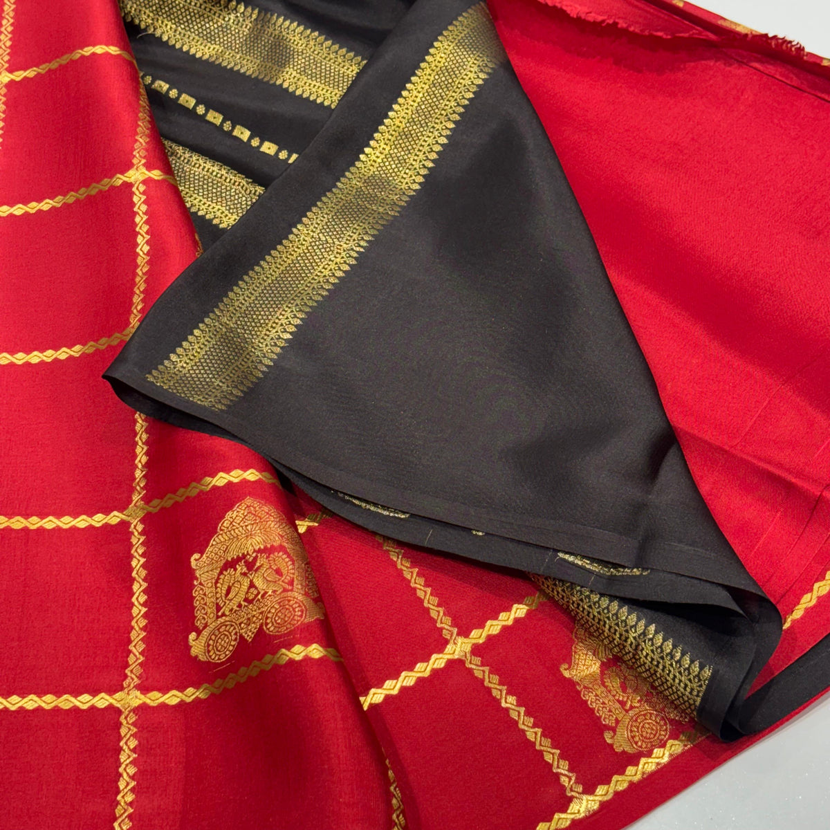 Pure Mysore Crepe Silk Saree