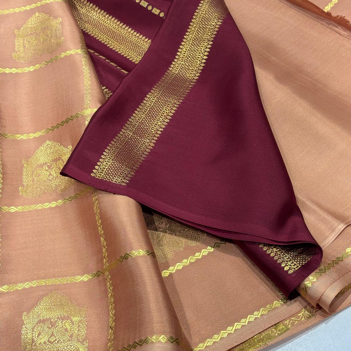 Pure Mysore Crepe Silk Saree