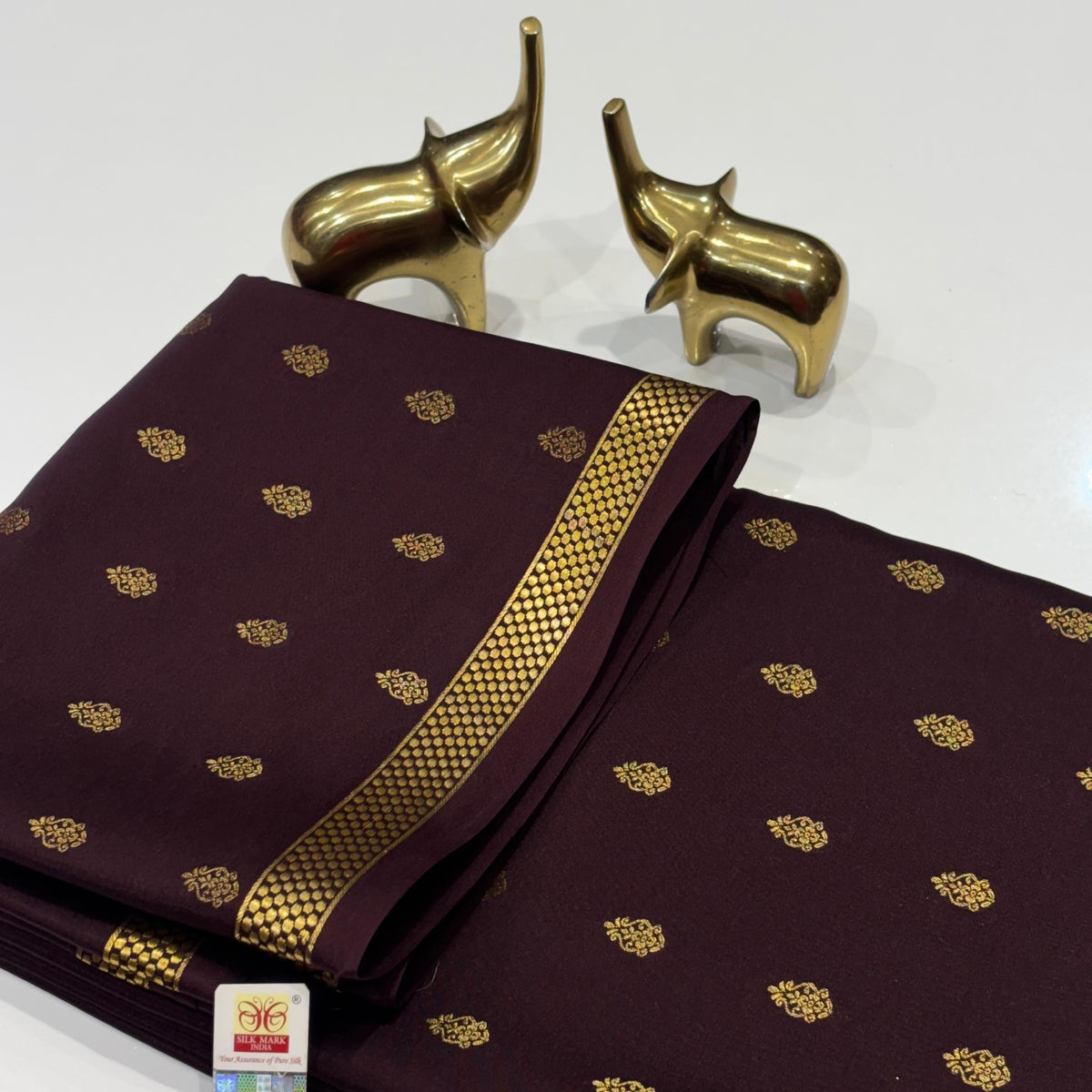 Pure Mysore Crepe Silk Saree