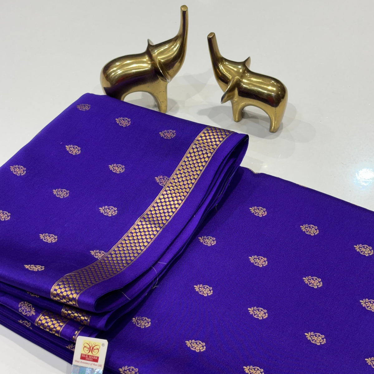 Pure Mysore Crepe Silk Saree