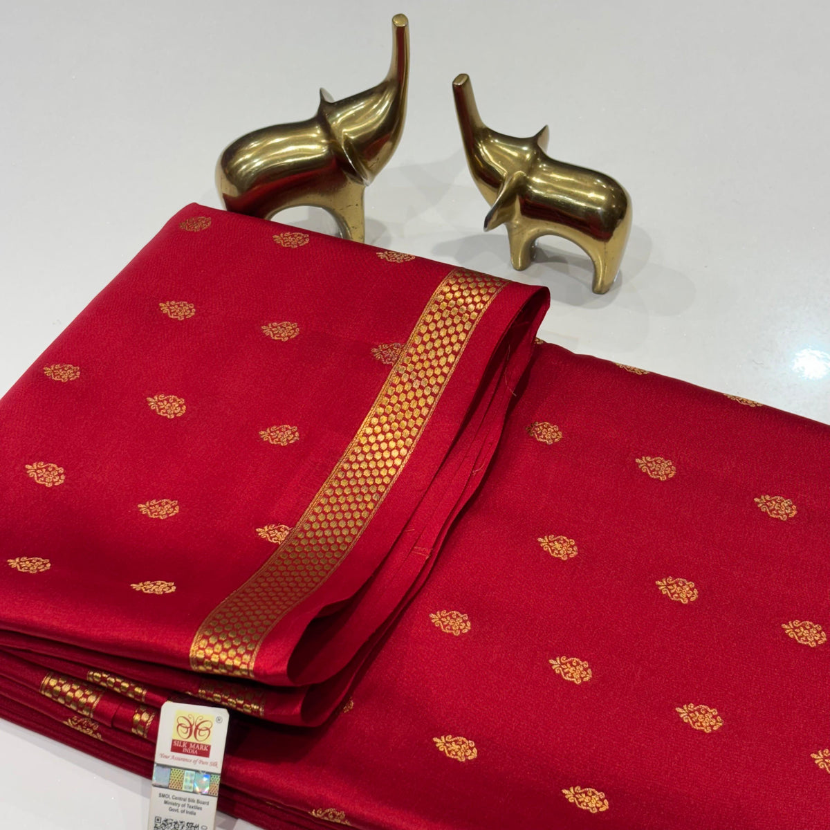 Pure Mysore Crepe Silk Saree