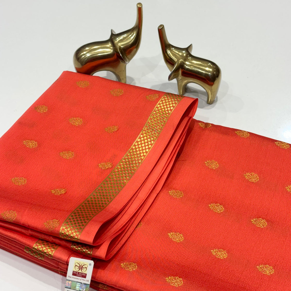 Pure Mysore Crepe Silk Saree