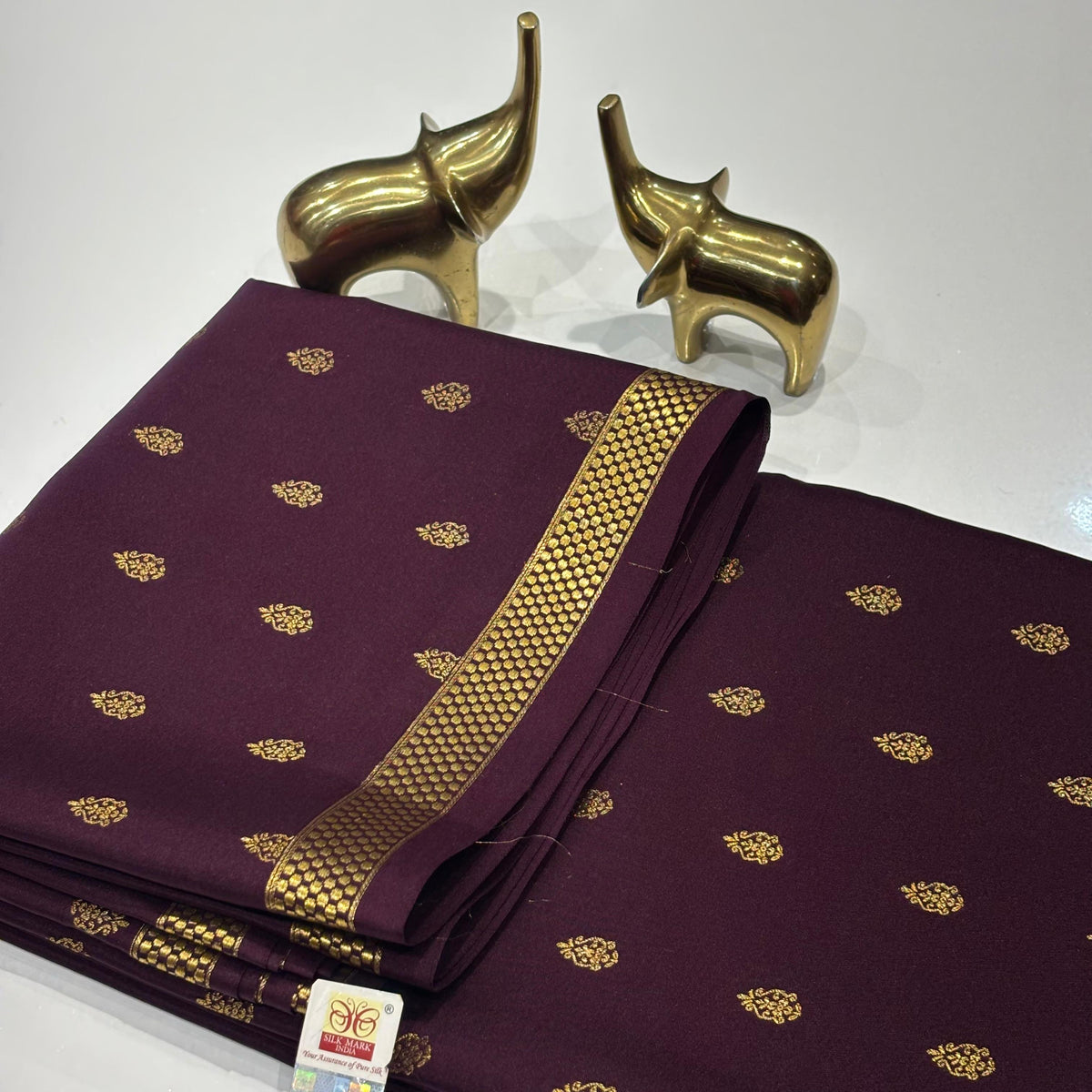 Pure Mysore Crepe Silk Saree