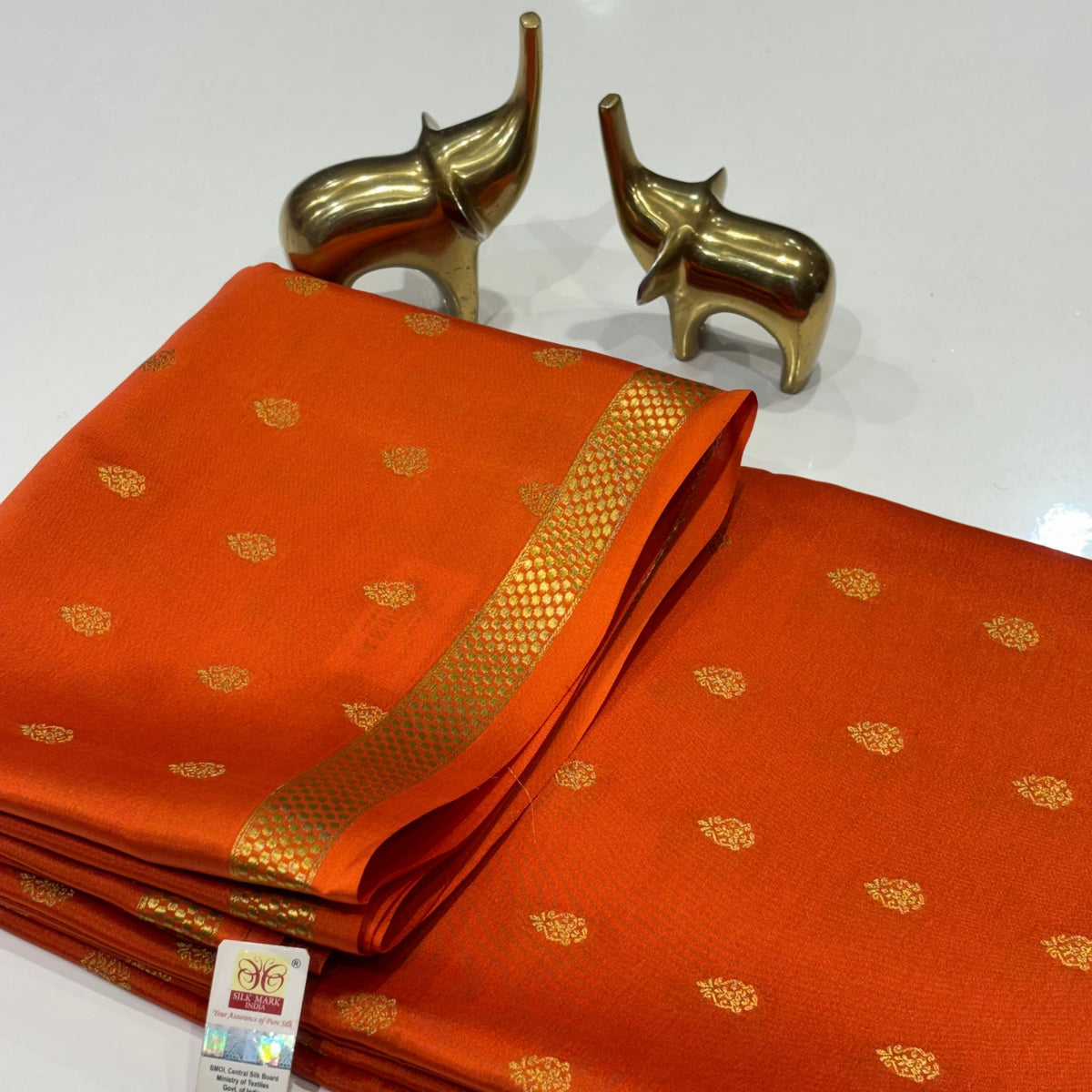Pure Mysore Crepe Silk Saree