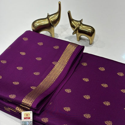 Pure Mysore Crepe Silk Saree