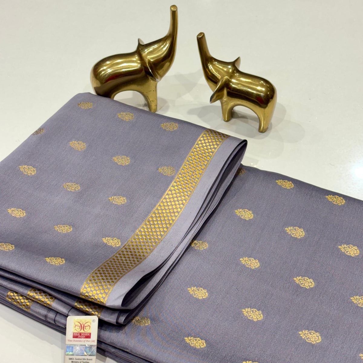 Pure Mysore Crepe Silk Saree
