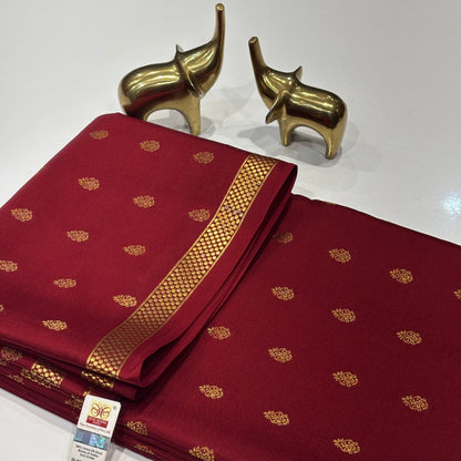 Pure Mysore Crepe Silk Saree
