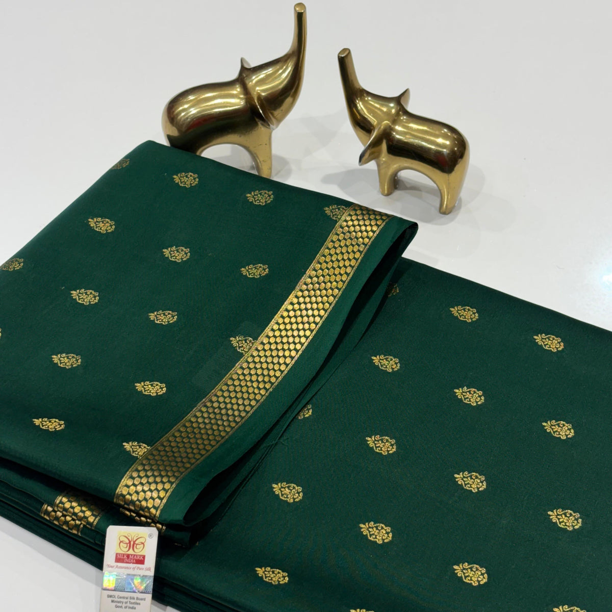 Pure Mysore Crepe Silk Saree