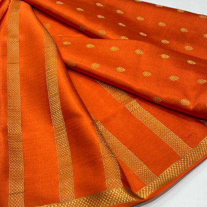 Pure Mysore Crepe Silk Saree