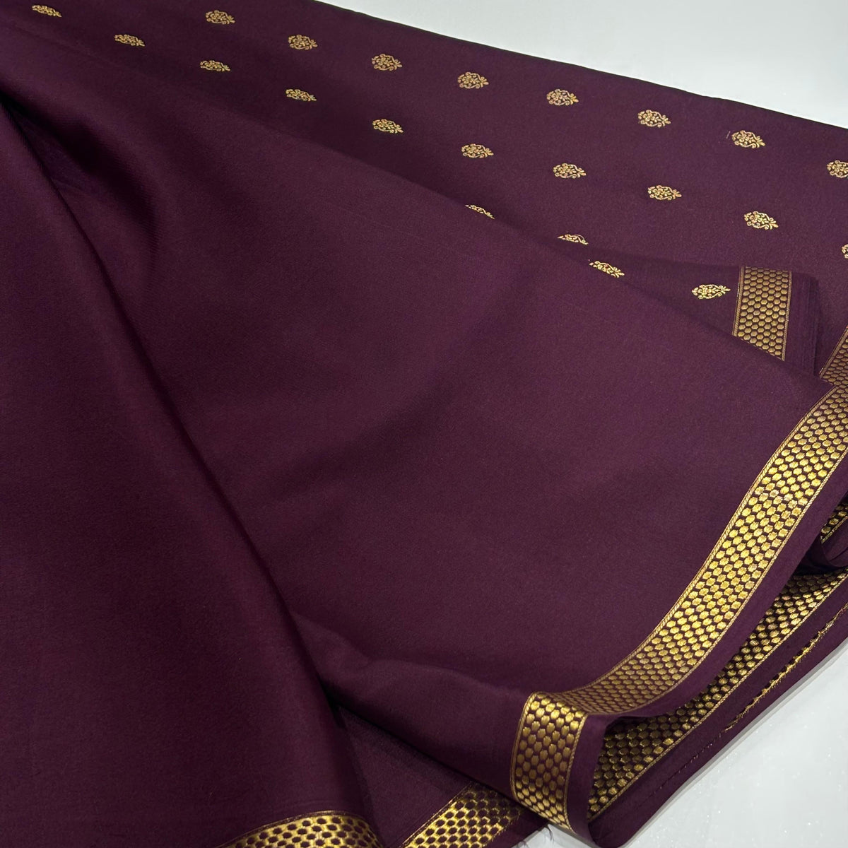 Pure Mysore Crepe Silk Saree