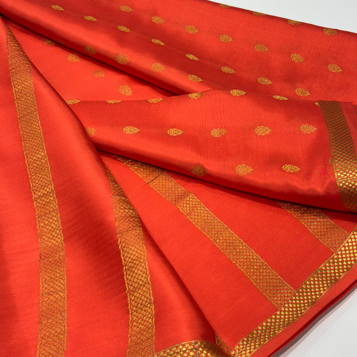 Pure Mysore Crepe Silk Saree