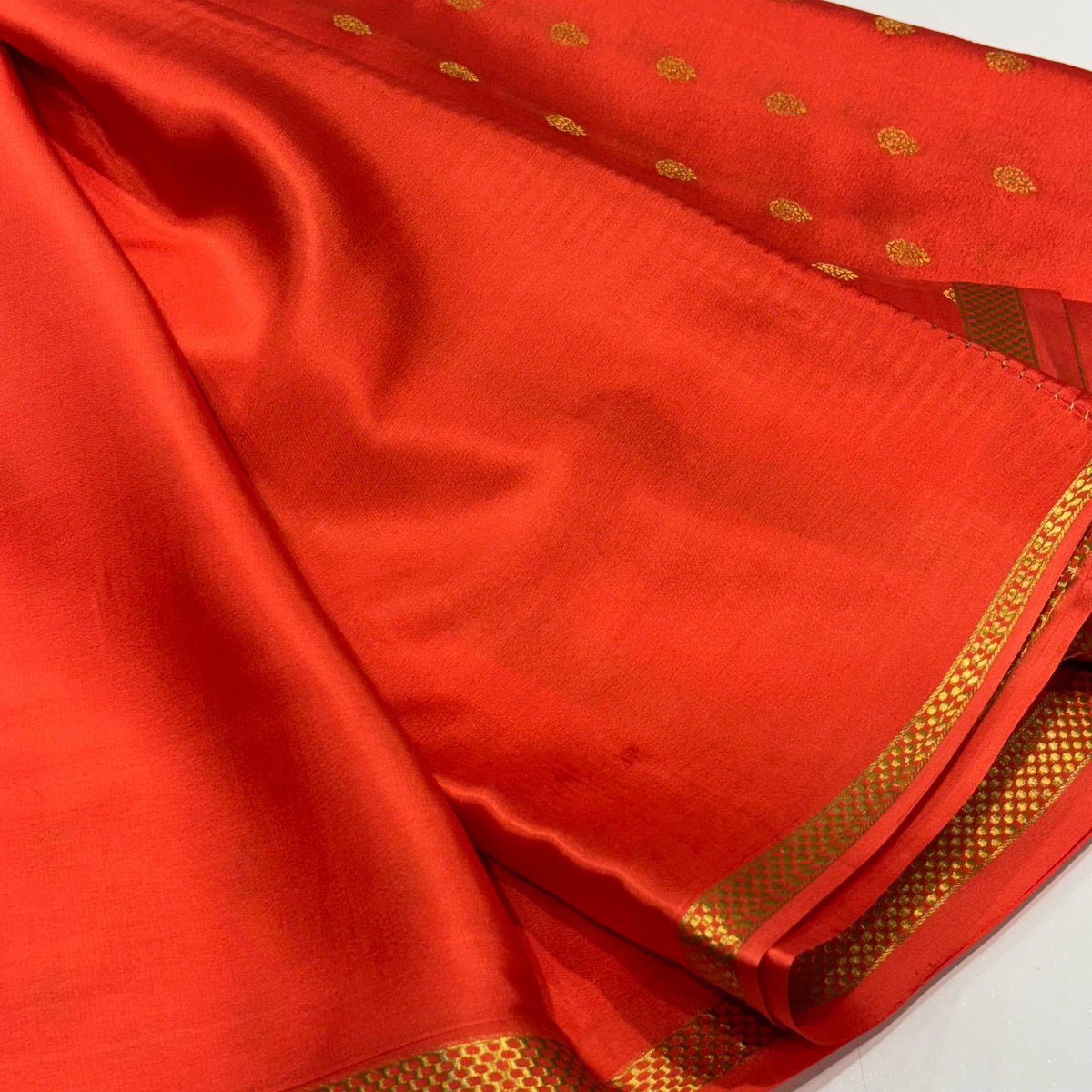 Pure Mysore Crepe Silk Saree