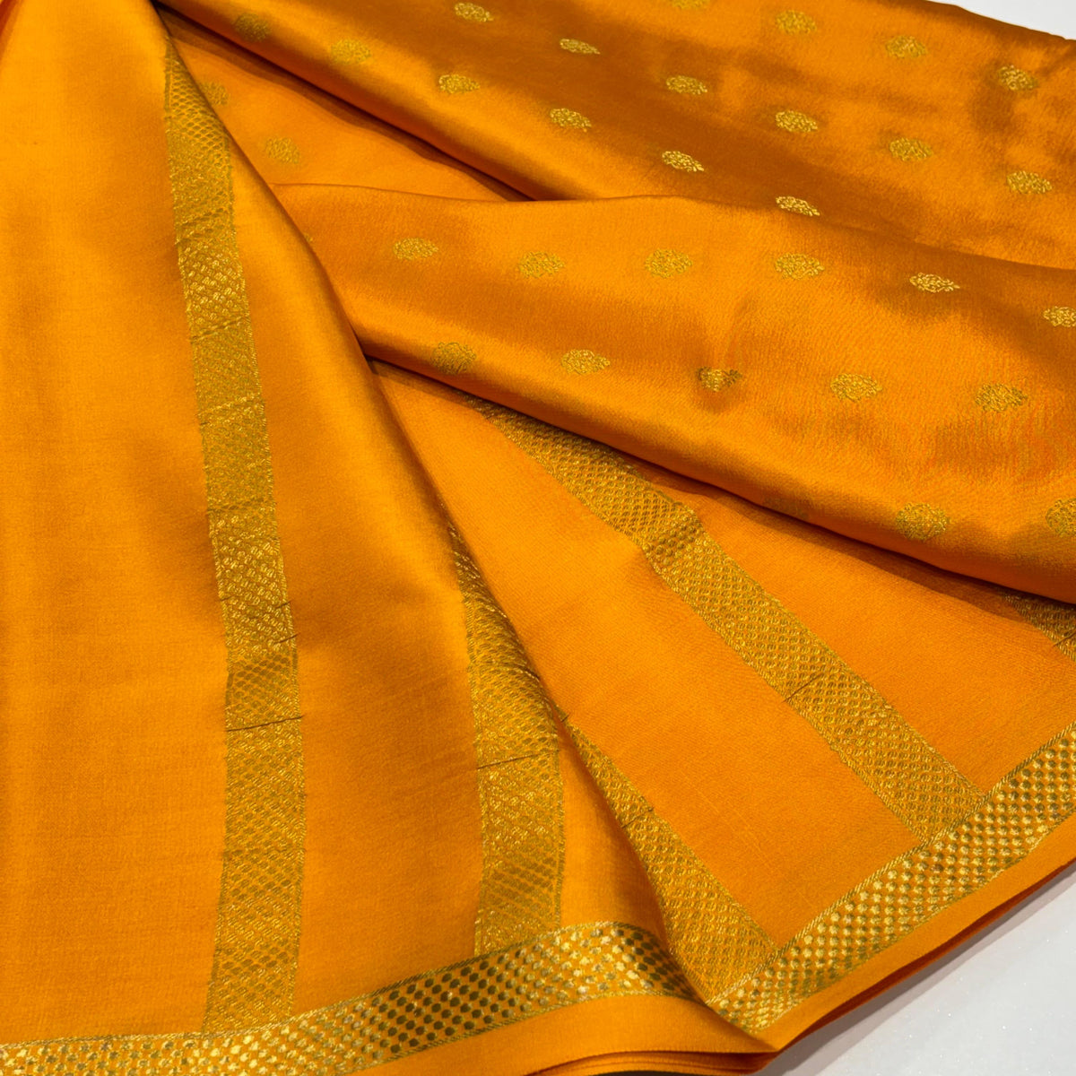 Pure Mysore Crepe Silk Saree