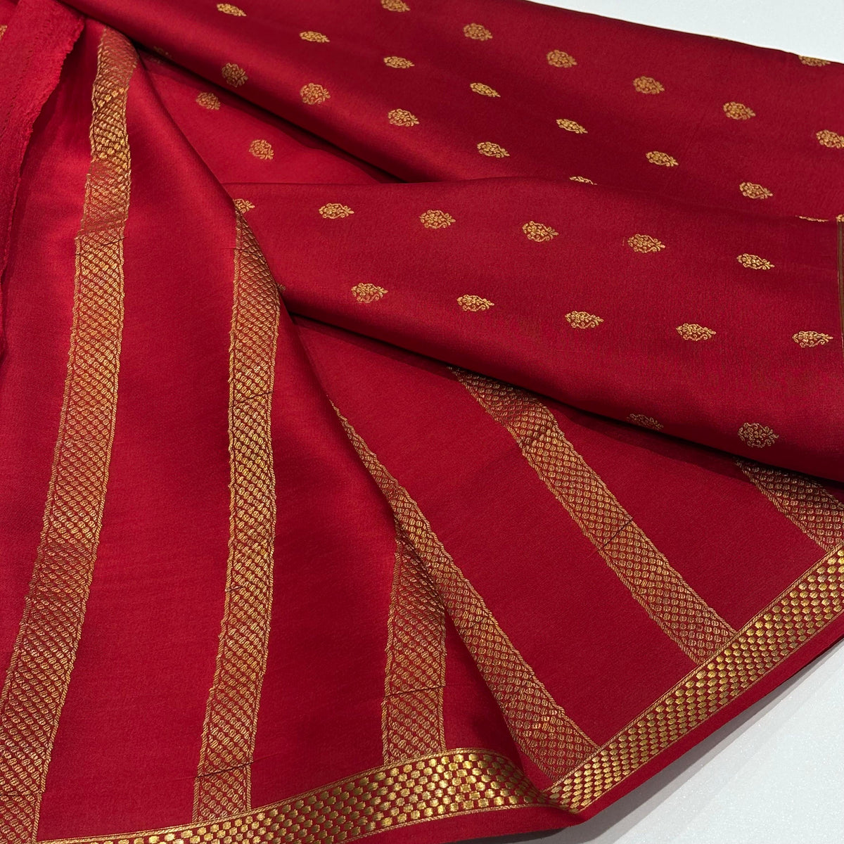 Pure Mysore Crepe Silk Saree