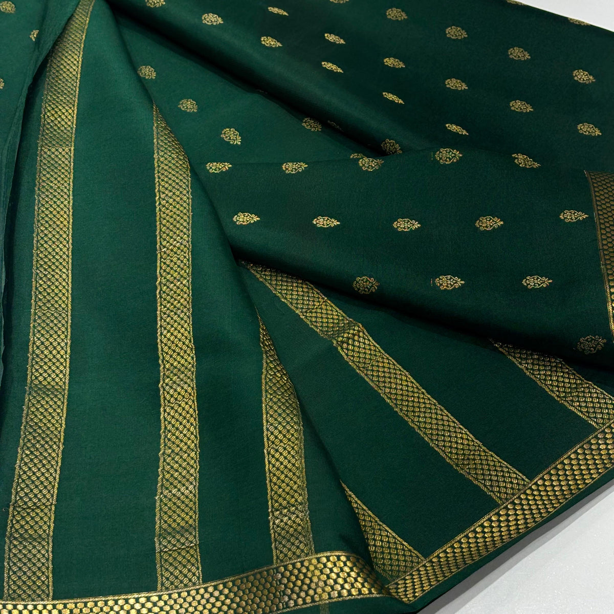 Pure Mysore Crepe Silk Saree