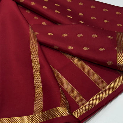 Pure Mysore Crepe Silk Saree