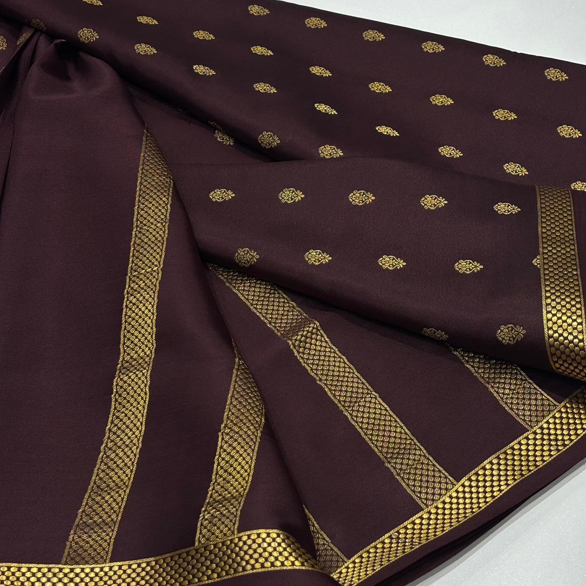 Pure Mysore Crepe Silk Saree