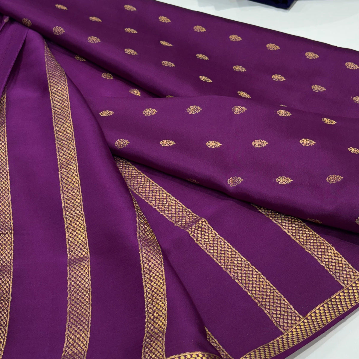 Pure Mysore Crepe Silk Saree