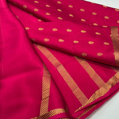 Pure Mysore Crepe Silk Saree