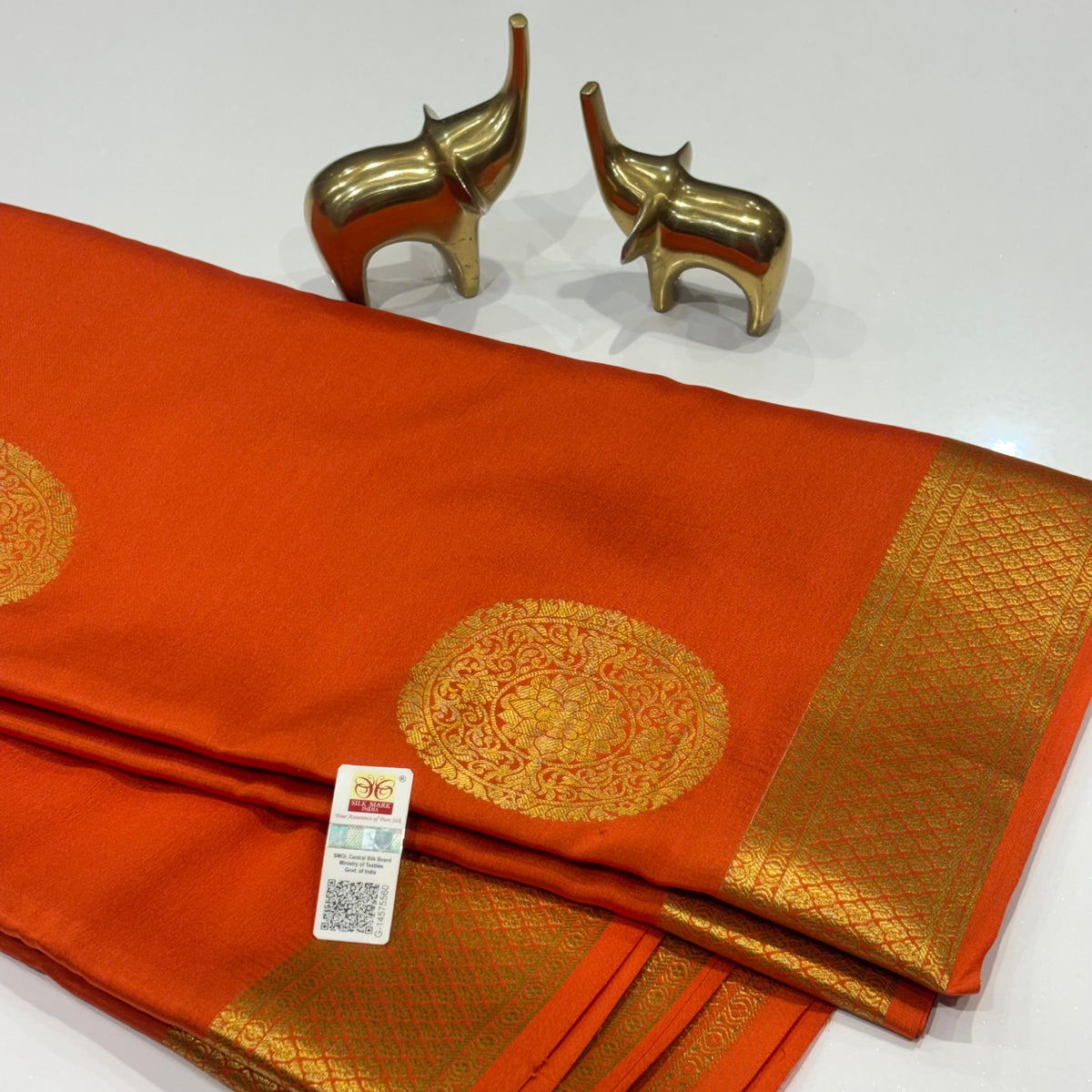 Pure Mysore Crepe Silk Saree