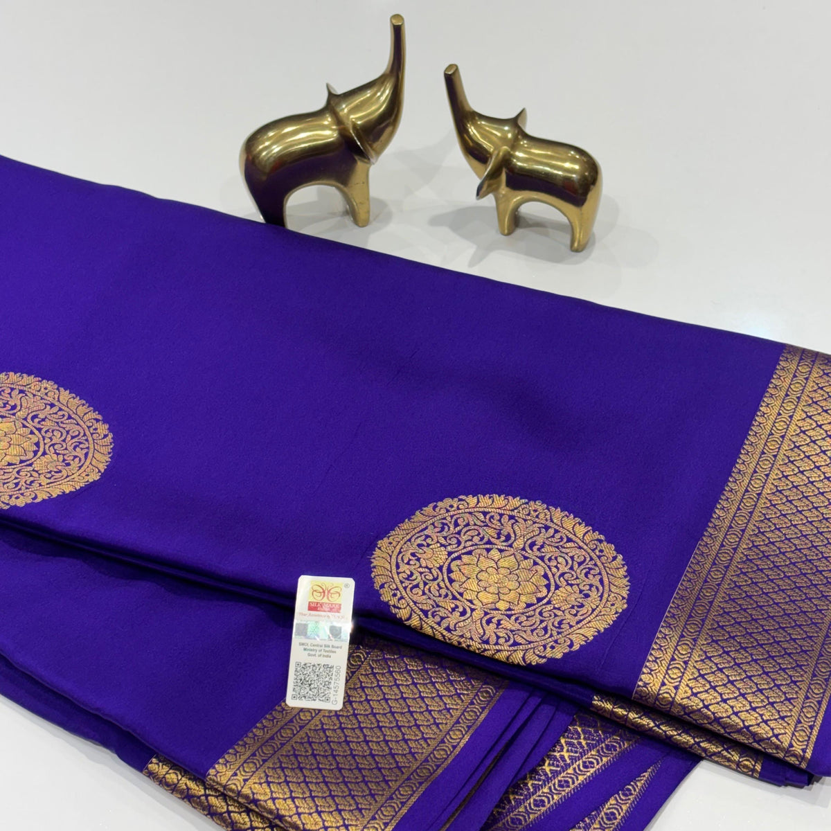 Pure Mysore Crepe Silk Saree