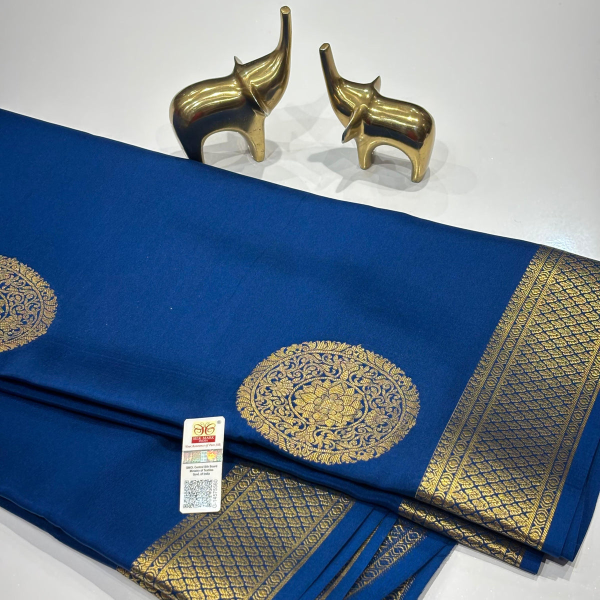 Pure Mysore Crepe Silk Saree