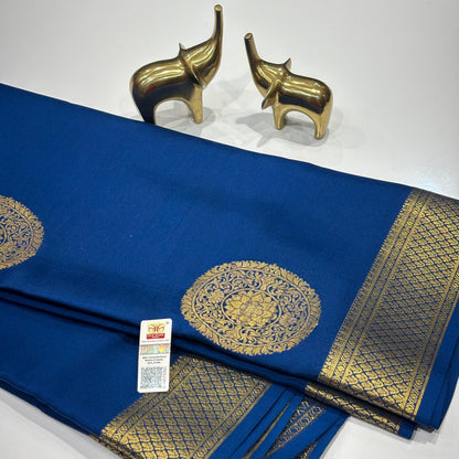 Pure Mysore Crepe Silk Saree