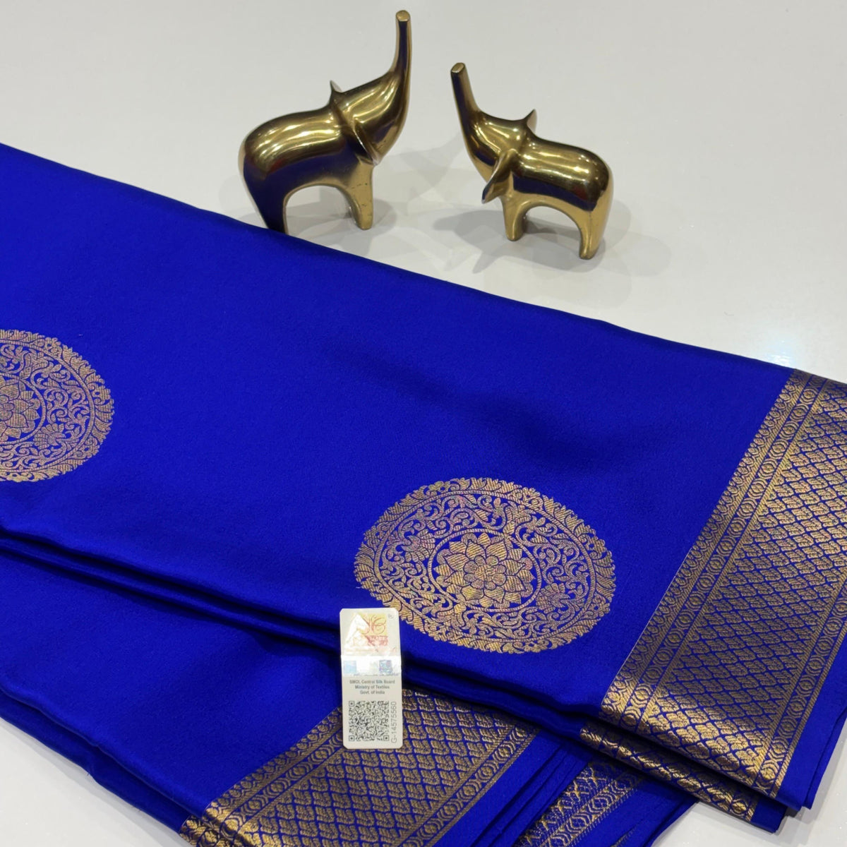 Pure Mysore Crepe Silk Saree