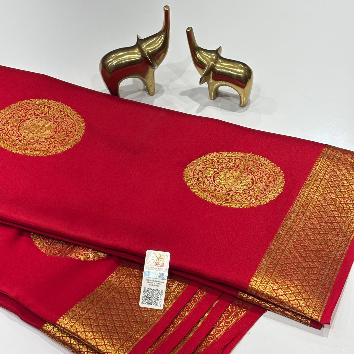 Pure Mysore Crepe Silk Saree