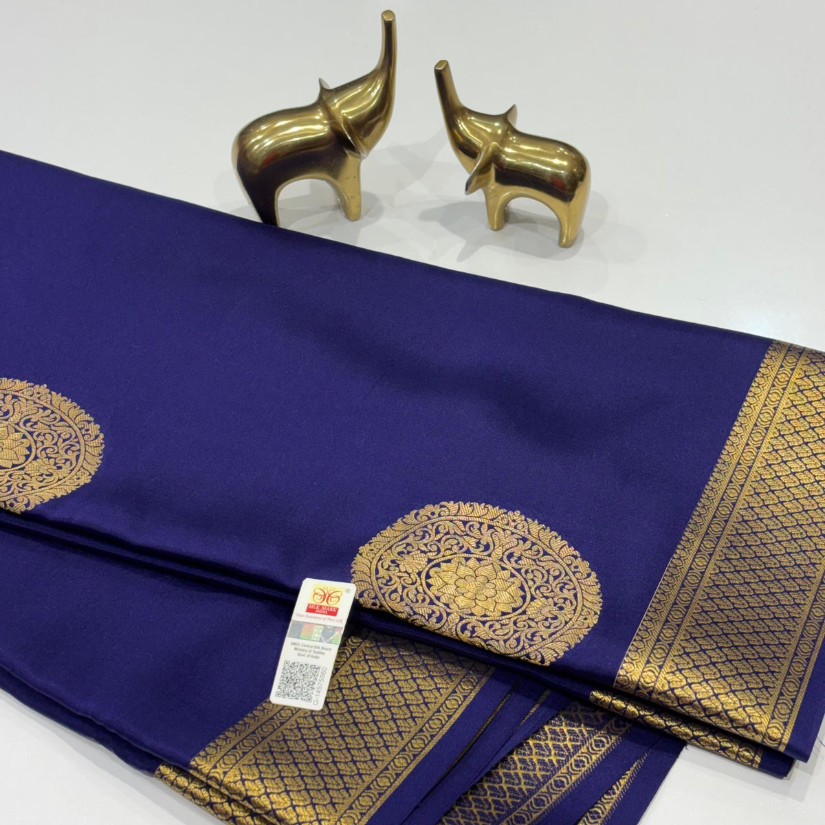 Pure Mysore Crepe Silk Saree
