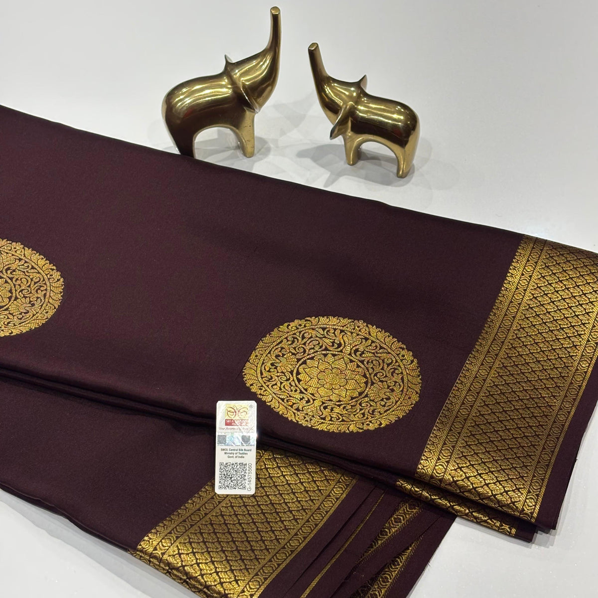 Pure Mysore Crepe Silk Saree
