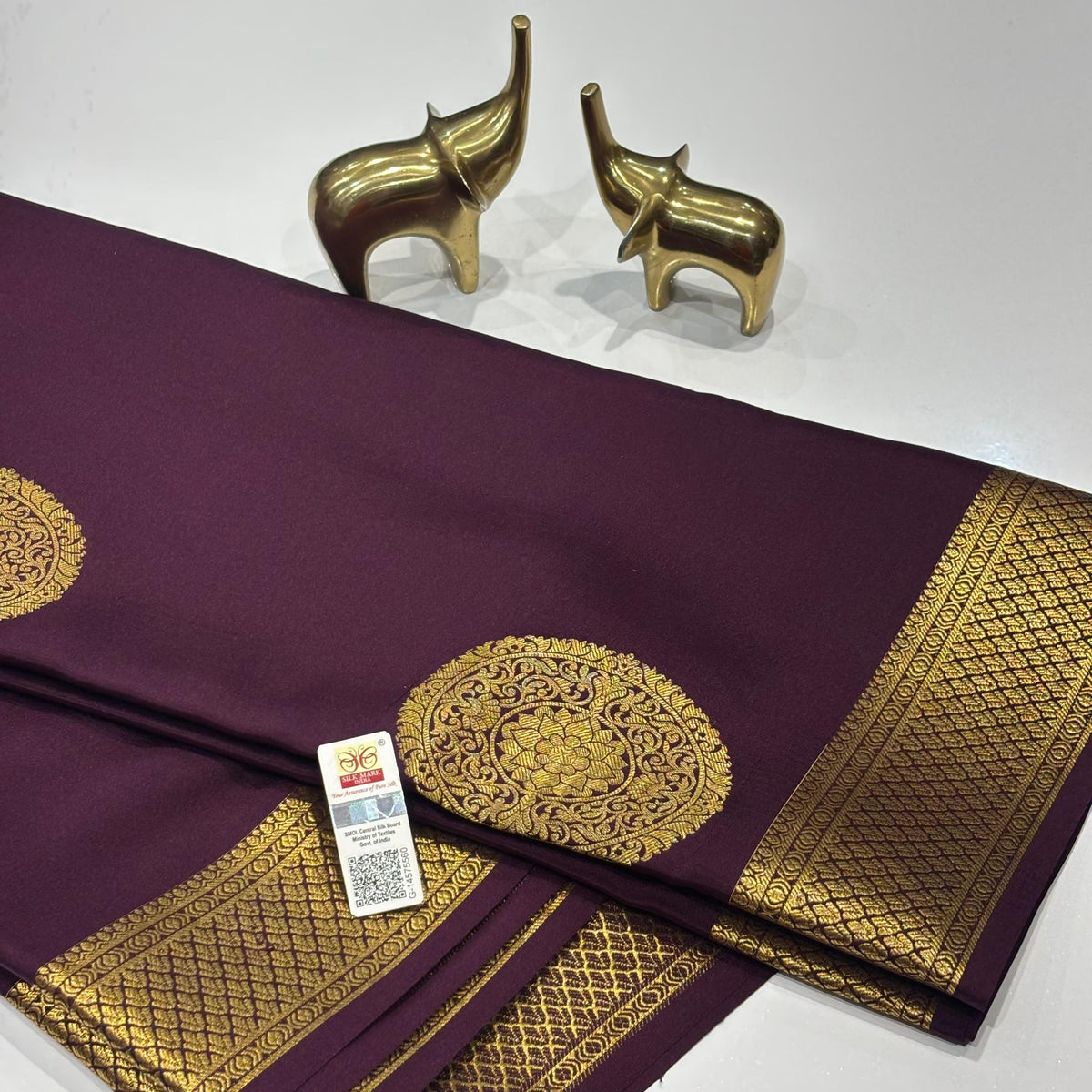 Pure Mysore Crepe Silk Saree