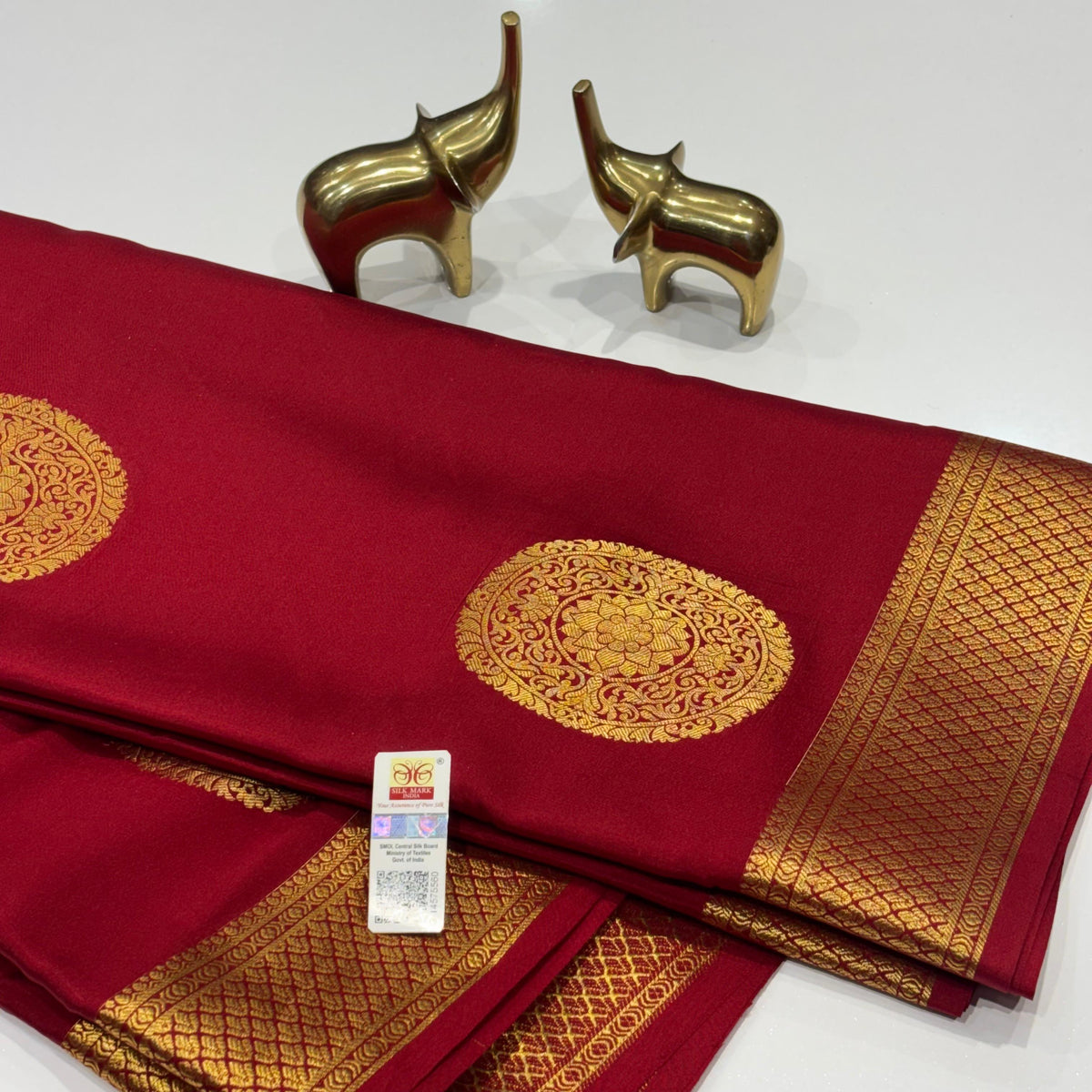 Pure Mysore Crepe Silk Saree