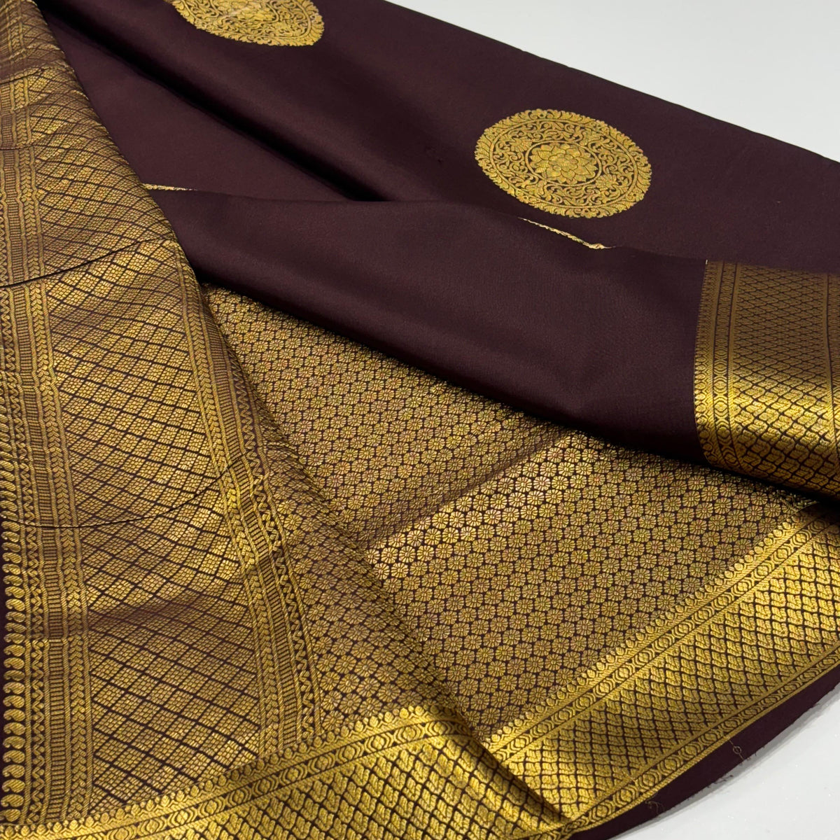 Pure Mysore Crepe Silk Saree