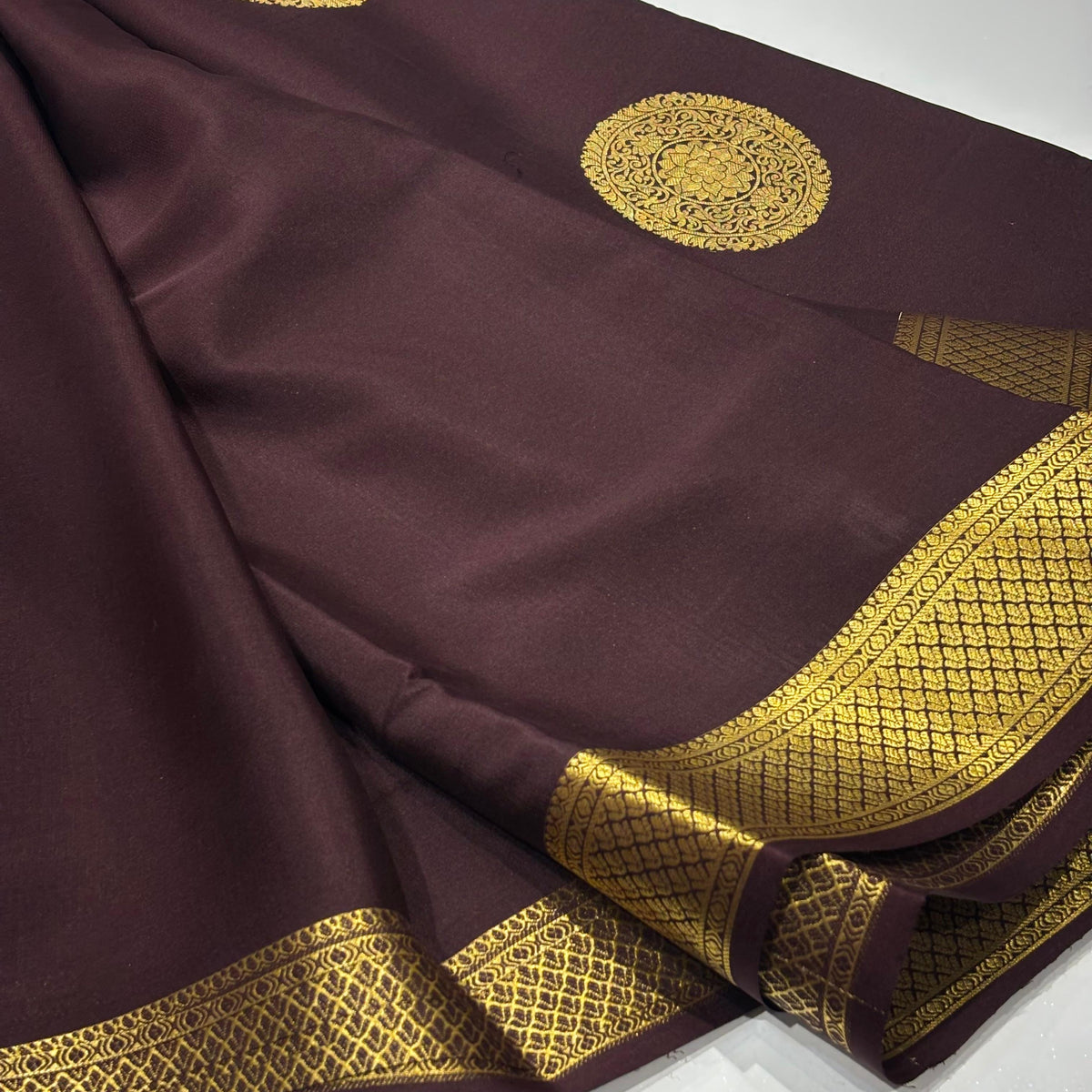 Pure Mysore Crepe Silk Saree
