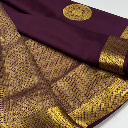Pure Mysore Crepe Silk Saree