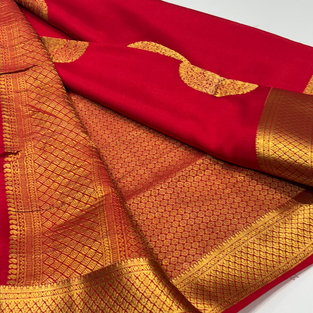 Pure Mysore Crepe Silk Saree