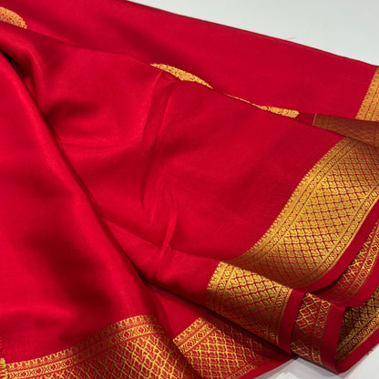 Pure Mysore Crepe Silk Saree