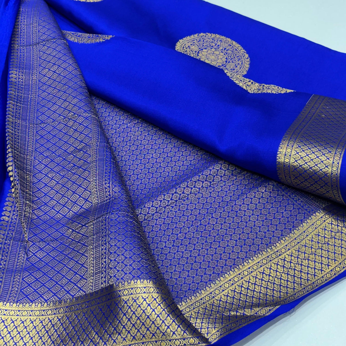 Pure Mysore Crepe Silk Saree