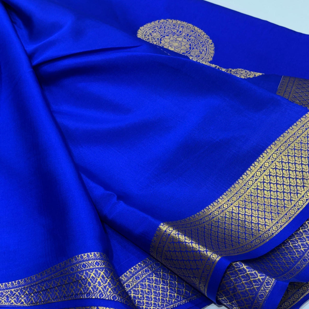 Pure Mysore Crepe Silk Saree